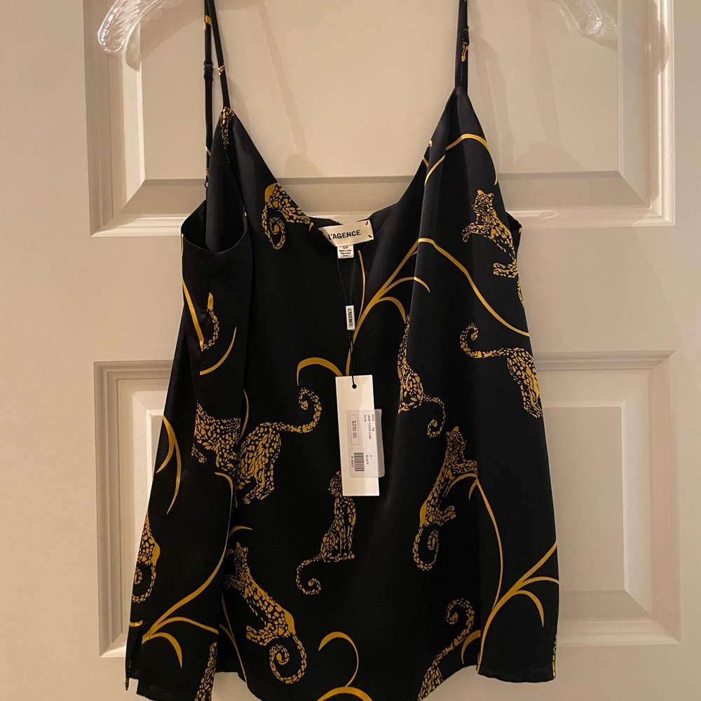 Lagence cami. Gold tigers size small. $285
